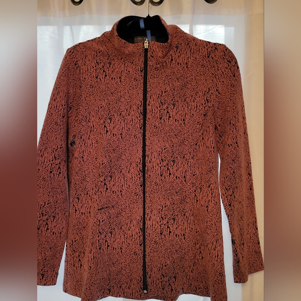 Mr. MAX FASHIONS nwt zipper front jacket